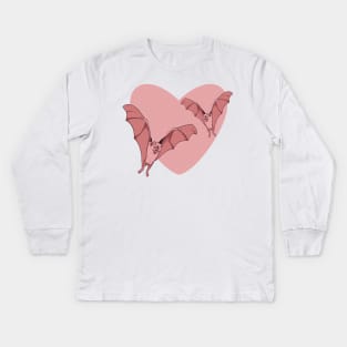 Bat Love Kids Long Sleeve T-Shirt